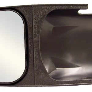 Cipa Exterior Towing Mirror, Slide on, 4-1/2 X 5-1/8 Inch Mirror, Non-Extendable, Glass Manual Adjust, Without Turn Signal Indicator – 11000
