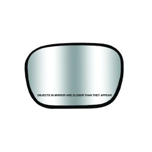 Cipa Exterior Mirror, Hand Mirror, Single, Black, 3-1/2 Inch X 6-1/4 Inch – 11125