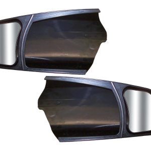 Cipa Exterior Towing Mirror, Slide on, 4-1/4 X 5-3/4 Inch Mirror, Non-Extendable, Glass Manual Adjust, Without Turn Signal Indicator – 11300
