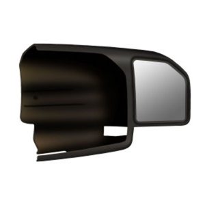 Cipa Exterior Towing Mirror, Slide on, Non-Extendable, Glass Manual Adjust, Without Turn Signal Indicator, Without Heat, Non-Folding, Black – 11552