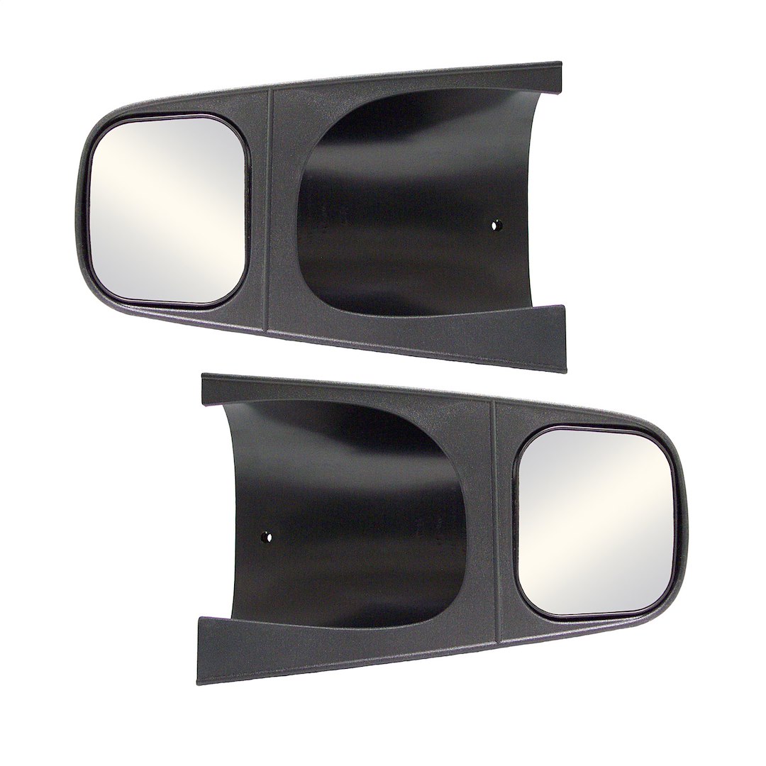 Cipa Exterior Towing Mirror, Slide on, 4-1/2 X 5-1/8 Inch Mirror, Non-Extendable, Glass Manual Adjust, Without Turn Signal Indicator – 11600
