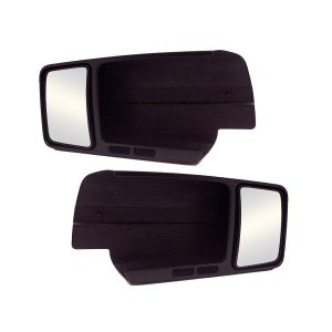 Cipa Exterior Towing Mirror, Slide on, 4-1/4 X 6-3/4 Inch Mirror, Extends 15 Inches, Glass Manual Adjust, Without Turn Signal Indicator – 11800