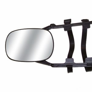 Cipa Exterior Towing Mirror, Clip on, Designed for Large Factory Truck and Van Mirrors, 5 X 7-1/2 Inch Mirror, Non-Extendable – 11950