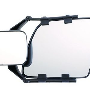 Cipa Exterior Towing Mirror, Clip on, 4-3/4 X 7-1/2 Inch, Adjustable, Glass Manual Adjust, Without Turn Signal Indicator, Without Heat – 11952