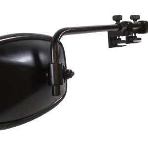 Cipa Exterior Towing Mirror, For Mirror Head 7-1/4 X 4-1/4 Inch, Dual Clamp Bar Mount, Adjustable, Single – 11980