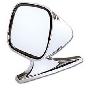 Cipa Exterior Mirror, Dual Sport, Aftermarket Replacement, Set of 2, Chrome, Manual, Non-Foldaway, Without Heated Mirrors – 19000