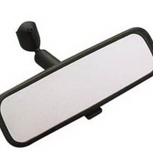 Cipa Interior Rear View Mirror, Day/Night, Flat, Rectangular, 10 Inch Long, Black, Will Not Fit with Tri Lobe Twist Mounts – 32000