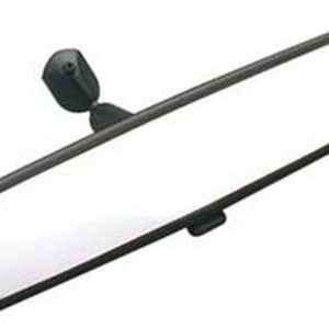 Cipa Interior Rear View Mirror, Day/Night, Flat, Rectangular, 12 Inch, Black, Will Not Fit with Tri Lobe Twist Mounts – 33000