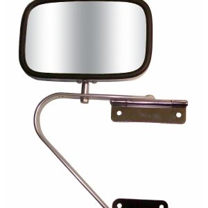 Cipa Exterior Mirror, OEM Universal Replacement, Single, Chrome, Manual, Non-Foldaway, Without Heated Mirrors, Without Turn Signal Indicators – 41000