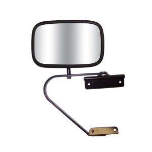 Cipa Exterior Mirror, OEM Universal Replacement, Single, Black, Manual, Non-Foldaway, Without Heated Mirrors, Without Turn Signal Indicators – 41100