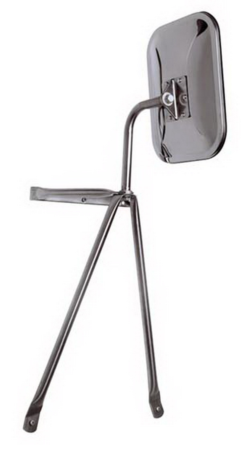 Cipa Exterior Towing Mirror, OEM Replacement, 7-1/2 Inch X 10-1/2 Inch, Non-Extendable, Glass Manual Adjust, Without Turn Signal Indicators – 45000