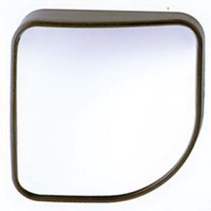 Cipa Blind Spot Mirror, Hot Spot, Single, 2 Inch X 2 Inch Wedge, Stick-On, Rounded Bottom – 49404