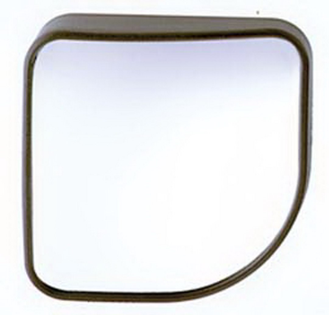 Cipa Blind Spot Mirror, Hot Spot, Single, 2 Inch X 2 Inch Wedge, Stick-On, Rounded Bottom – 49404