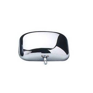 Cipa Exterior Mirror, Mirror Head Replacement for Cipa 10002, Single, Chrome, Manual, With Hardware, 5-1/2 Inch X 8-1/2 Inch – 95500