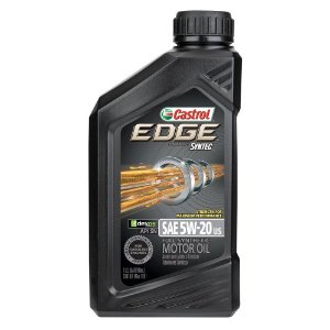 Castrol Oil, Edge®, SAE 5W-20, Synthetic, 1 Quart Bottle, Single – CA06247