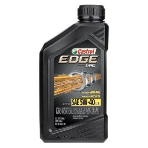 Castrol Oil, Edge® Syntec®, SAE 5W-40, Synthetic, 1 Quart Bottle, Single – CA06249