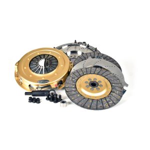 Centerforce Clutch Set, 10.4 Inch Clutch Diameter, 1-1/8 Inch X 10 Spline Input Shaft, Diaphragm, Dual Disc, Organic Friction Material – 412714800