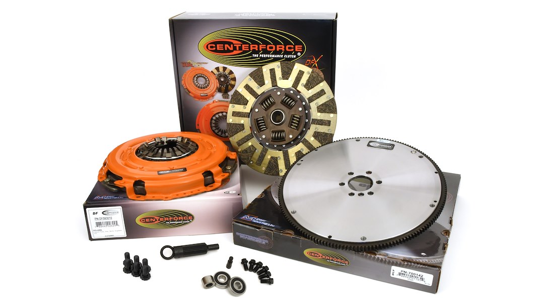 Centerforce Clutch Set, Dual Friction ®, 11.5 Inch Clutch Diameter, 1-1/8 Inch X 26 Spline Input Shaft, Sprung Hub – KDF931042