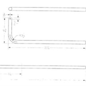 Cummins Nw Generator Exhaust Pipe, Use with Cummins Onan Generators, 90 Degree Bend Pipe, 9-1/2 Inch Drop X 20-1/4 Inch Run – 046-00952