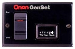Cummins Nw Switch Panel, Illuminated Start/Stop Rocker Switch/ Hourmeter with Mounting Plate – 300-5332