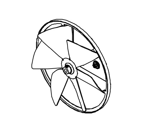 Coleman-Mach Air Conditioner Evaporator Fan, Replacement for Coleman Mach 46413 Model Air Conditioner – 1472A5011