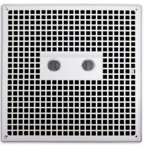 Coleman-Mach Air Conditioner Ceiling Assembly, Lateral Ducted, Fits 14 Inch X 14 Inch Vent Openings, Manual Control, Heat Strip Ready – 8330A763