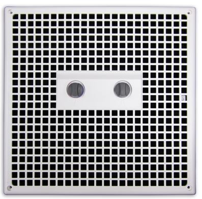 Coleman-Mach Air Conditioner Ceiling Assembly, Lateral Ducted, Fits 14 Inch X 14 Inch Vent Openings, Manual Control, Heat Strip Ready – 8330A763