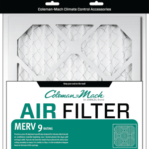 Coleman-Mach Air Conditioner Filter, Replacement for Coleman Ducted Ceiling Assemblies, 12 Inch Length X 12 Inch Width, MERV9 Rating – 8430-3823