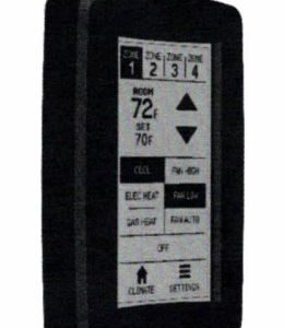 Coleman-Mach Wall Thermostat, For Coleman Multi Zone Control, Digital Readout, Black Case – 9420-330