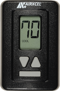 Coleman-Mach Wall Thermostat, Single Stage, Bluetooth T-Stat for Heat/ Cool Control, Digital Readout, 12 Volt DC, Black, Fcc Certified – 9430A3543