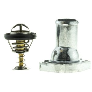 Motorad Thermostat, Temperature: 185F, Plastic/ Stainless Steel/ Copper/ Rubber, With Seal, Silver – 2082KT