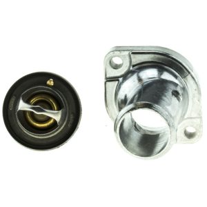 Motorad Thermostat, Temperature: 185F, Plastic/ Stainless Steel/ Copper/ Rubber, With Seal, Silver – 2082KT
