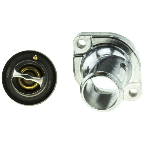 Motorad Thermostat, Temperature: 185F, Plastic/ Stainless Steel/ Copper/ Rubber, With Seal, Silver – 2082KT