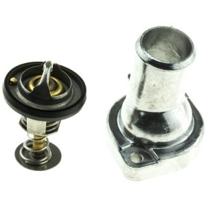 Motorad Thermostat, Temperature: 185F, Plastic/ Stainless Steel/ Copper/ Rubber, With Seal, Silver – 2082KT