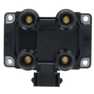 Motorad Ignition Coil, Block Style, 12 Volt DC, 400 to 1100 Ohms Primary Resistance/ 5000 to 10500 Ohms Secondary Resistance, Black, Single – 2IC106