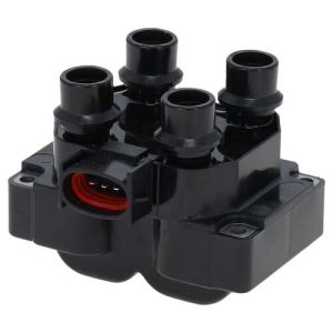 Motorad Ignition Coil, Block Style, 12 Volt DC, 400 to 1100 Ohms Primary Resistance/ 5000 to 10500 Ohms Secondary Resistance, Black, Single – 2IC106