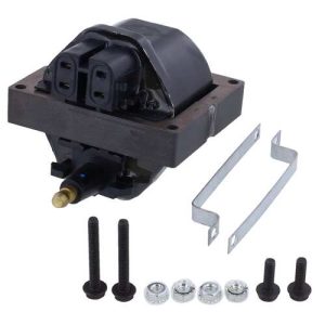 Motorad Ignition Coil, Hei Style, 12 Volt DC, 200 to 700 Ohms Primary Resistance/ 6000 to 11000 Ohms Secondary Resistance, Black, Single – 3IC108