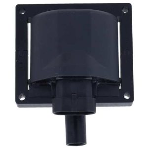 Motorad Ignition Coil, Distributor Style, 12 Volt DC, 150 to 600 Ohms Primary Resistance/ 3000 to 10000 Ohms Secondary Resistance, Black – 3IC111