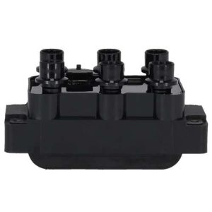 Motorad Ignition Coil, Block Style, 12 Volt DC, 300 to 900 Ohms Primary Resistance/ 9000 to 15000 Ohms Secondary Resistance, Black, Single – 3IC128