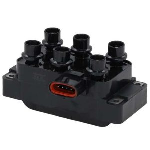 Motorad Ignition Coil, Block Style, 12 Volt DC, 300 to 900 Ohms Primary Resistance/ 9000 to 15000 Ohms Secondary Resistance, Black, Single – 3IC128