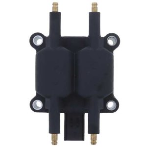 Motorad Ignition Coil, Block Style, 12 Volt DC, 400 to 1100 Ohms Primary Resistance/ 5000 to 10500 Ohms Secondary Resistance, Black, Single – 3IC400