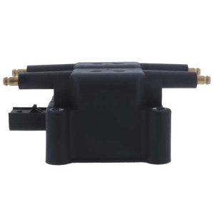 Motorad Ignition Coil, Block Style, 12 Volt DC, 400 to 1100 Ohms Primary Resistance/ 5000 to 10500 Ohms Secondary Resistance, Black, Single – 3IC400