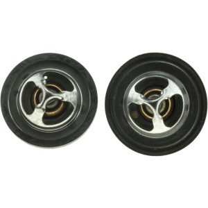 Motorad Thermostat, Standard, Temperature: 180F and 205F, With Water Inlet and Water Outlet Thermostats/ Water Outlet Gaskets/ Set of 2 Seals – 427457
