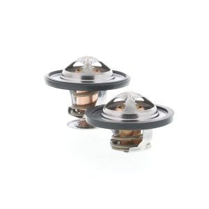 Motorad Thermostat, Standard, Temperature: 180F and 205F, With Water Inlet and Water Outlet Thermostats/ Water Outlet Gaskets/ Set of 2 Seals – 427457
