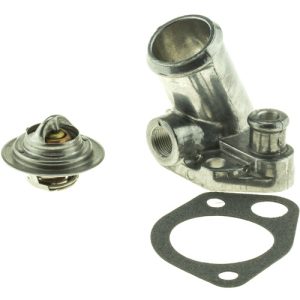 Motorad Thermostat, Temperature: 192F, Steel/ Stainless Steel/ Copper/ Paper, With Gasket, Silver – 4831KT