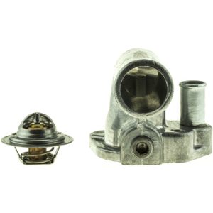 Motorad Thermostat, Temperature: 192F, Steel/ Stainless Steel/ Copper/ Paper, With Gasket, Silver – 4884KT