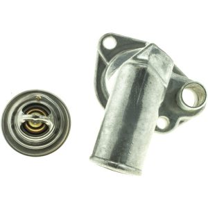 Motorad Thermostat, Temperature: 192F, Steel/ Stainless Steel/ Copper/ Paper, With Gasket, Silver – 4884KT