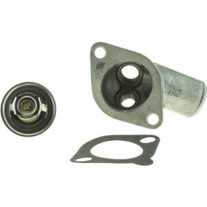 Motorad Thermostat, Temperature: 195F, Steel/ Stainless Steel/ Copper/ Paper, With Gasket, Silver – 4899KT