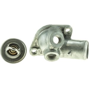 Motorad Thermostat, Temperature: 195F, Steel/ Stainless Steel/ Copper/ Paper, With Gasket, Silver – 4899KT