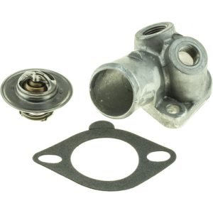 Motorad Thermostat, Temperature: 195F, Steel/ Stainless Steel/ Copper/ Paper, With Gasket, Silver – 4899KT